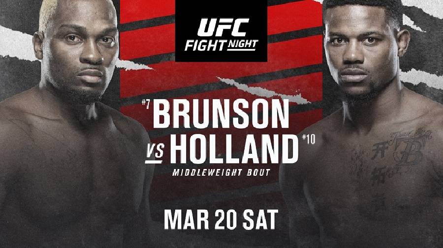 KẾT QUẢ UFC VEGAS 22: Derek Brunson vs. Kevin Holland