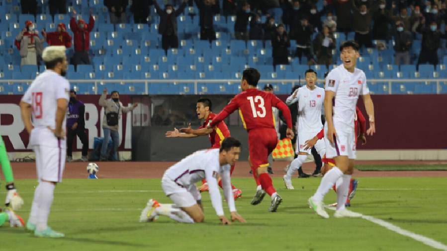 AFC: ĐT Trung Quốc có thể xếp cuối bảng sau trận thua đau trước Việt Nam