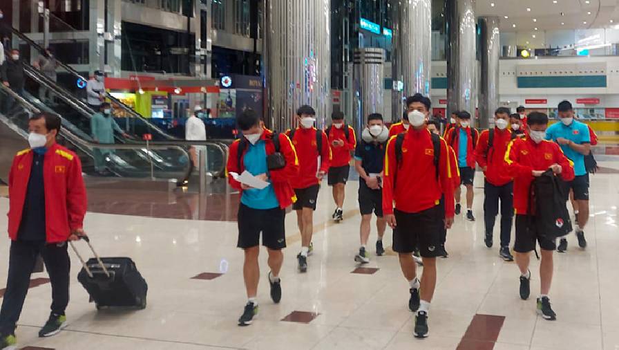 ĐT U23 Việt Nam đã tới UAE, sẵn sàng cho Dubai Cup 2022