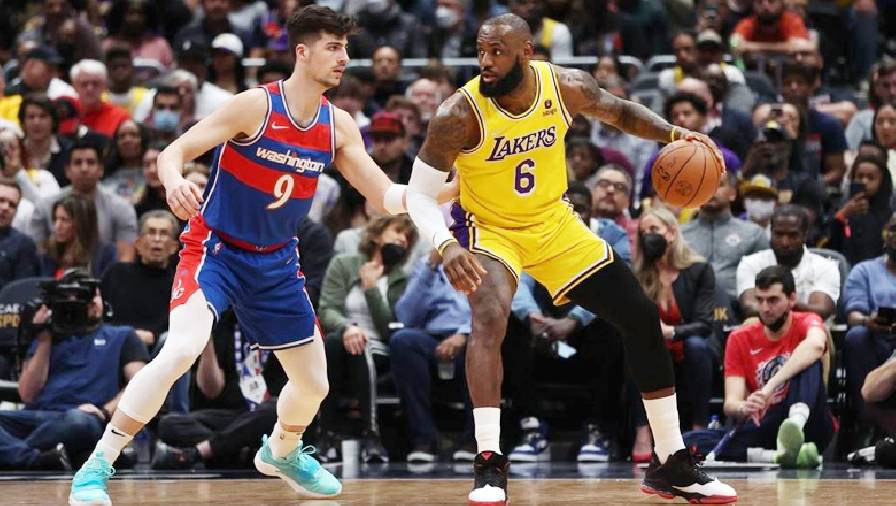 Kết quả bóng rổ NBA ngày 20/3: Wizards vs Lakers - LeBron James lẻ loi