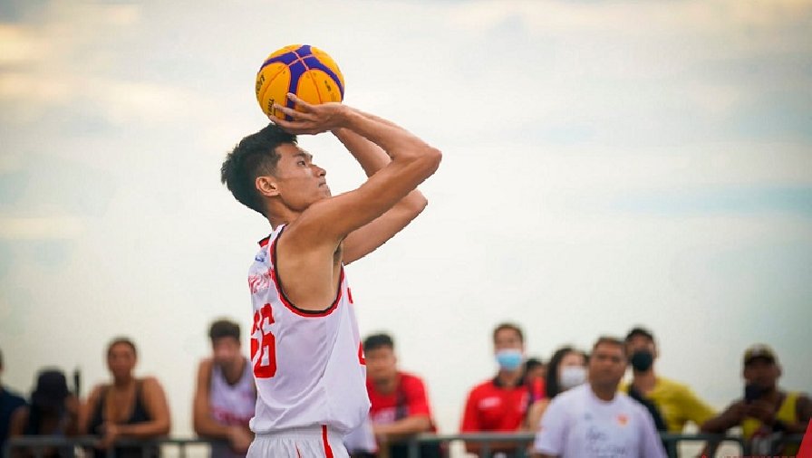 ĐT bóng rổ Việt Nam thất bại trong trận đấu bị hoãn 90 phút