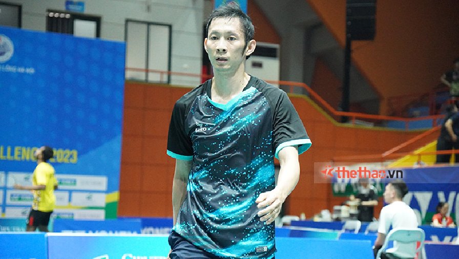 Tay vợt Nguyễn Tiến Minh không dự SEA Games 32