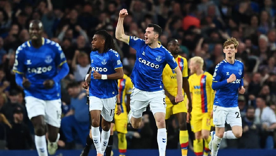 Everton chính thức trụ hạng thành công sớm 1 vòng đấu