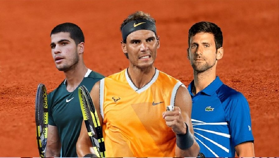 Kết quả bốc thăm Pháp Mở rộng 2022: Djokovic, Nadal và Alcaraz lại chung nhánh