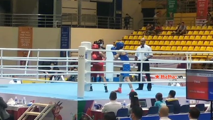 Nguyễn Thị Tâm đấm hạ võ sĩ Thái Lan, lọt vào chung kết Boxing SEA Games 31