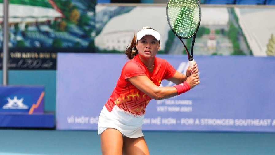 Quần vợt SEA Games 31: Chanelle Vân Nguyễn thua đối thủ Thái Lan ở bán kết