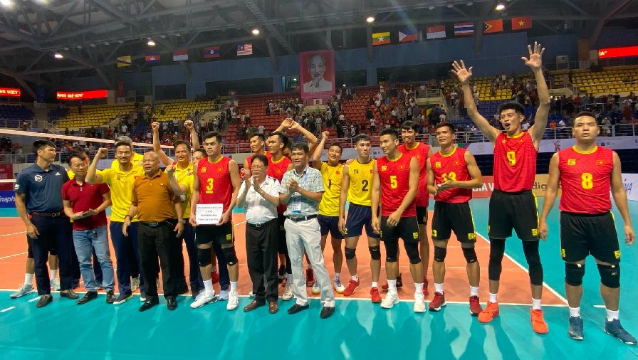 ĐT bóng chuyền nam Việt Nam nhận thưởng 500 triệu đồng sau khi vào chung kết SEA Games 31