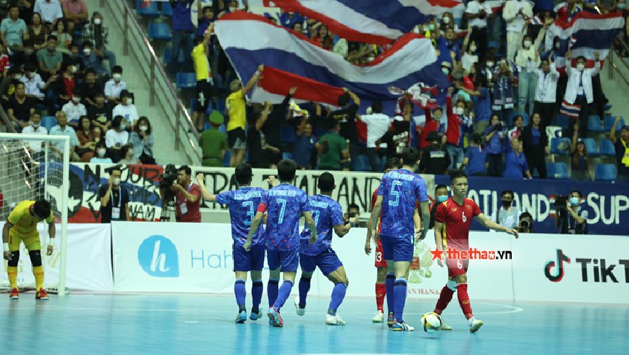 KẾT QUẢ Futsal SEA Games 31 Việt Nam 0-2 Thái Lan: Nỗ lực bất thành