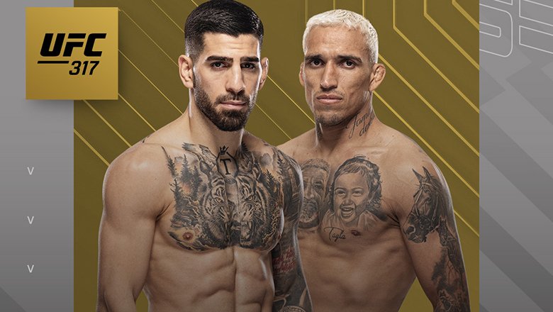 Ilia Topuria tranh đai với Charles Oliveira tại UFC 317