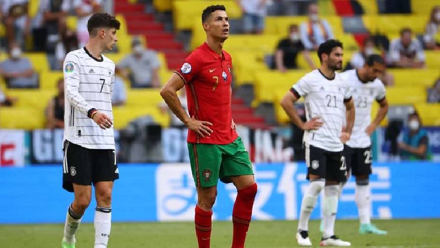 Nối dài mạch thua trước Đức, Bồ Đào Nha trở thành nhà ĐKVĐ EURO tệ nhất