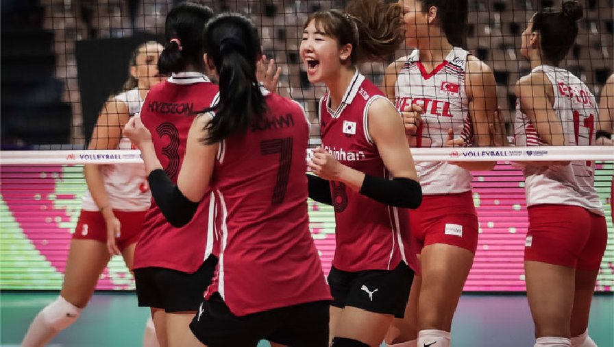 Bóng chuyền nữ Hàn Quốc có séc thắng đầu tiên, thất bại 8 trận liên tiếp