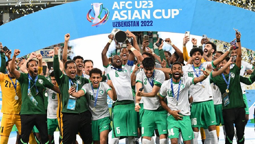 Hành trình vô địch U23 châu Á 2022 của U23 Saudi Arabia: Thuyết phục trên từng con số