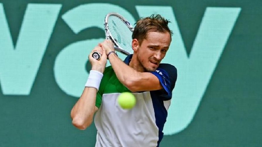 Kết quả tennis ngày 19/6: Medvedev lỡ hẹn với chức vô địch Halle Open