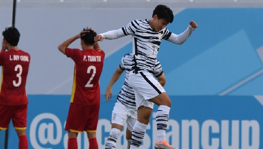 Tiền đạo Hàn Quốc giành danh hiệu Vua phá lưới U23 châu Á 2022