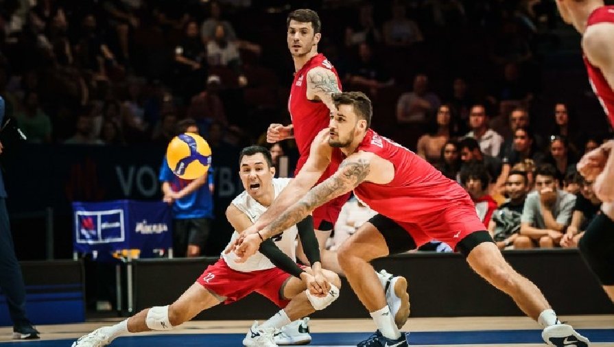 Link xem trực tiếp bóng chuyền Volleyball Nations League 2023 Mỹ vs Serbia, 21h30 ngày 20/6
