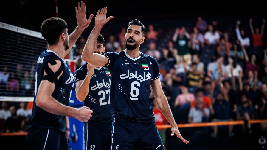 Tuyển bóng chuyền nam Iran khiến Đức thua tâm phục khẩu phục ở Volleyball Nations League 2023