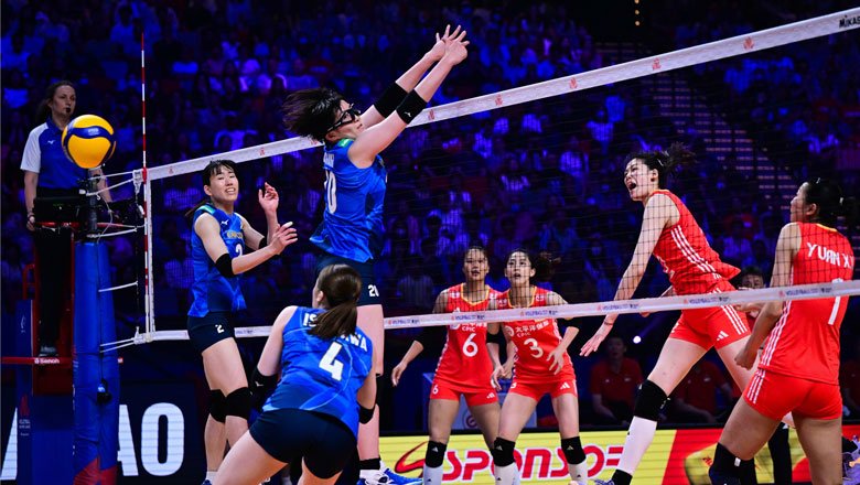 Link xem trực tiếp bóng chuyền tứ kết Volleyball Nations League 2024: Nhật Bản vs Trung Quốc, 17h00 ngày 20/6