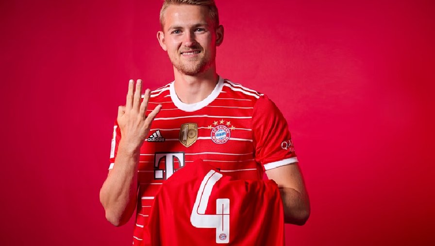 Matthijs de Ligt mặc áo số mấy ở Bayern Munich?