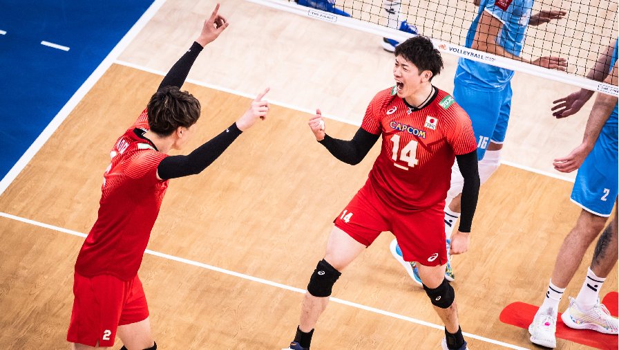 Tuyển bóng chuyền nam Nhật Bản đại thắng Slovenia, thẳng tiến bán kết Volleyball Nations League 2023