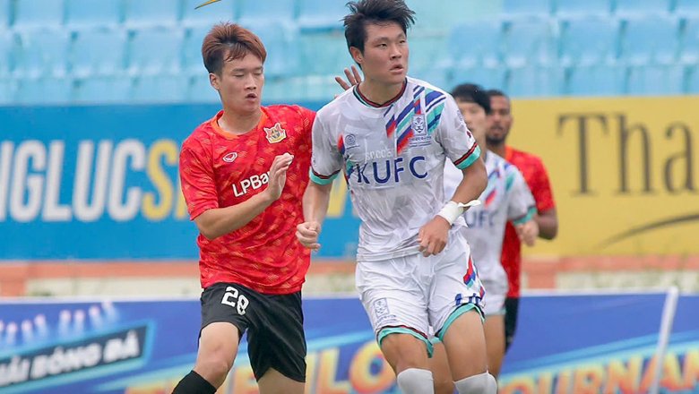 Sao ngoại lập tuyệt phẩm, Ninh Bình FC cầm hòa Sinh viên Hàn Quốc