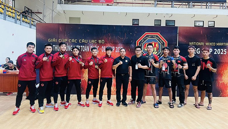Thái Nguyên, Hưng Yên, Hà Nội, TP Hồ Chí Minh dẫn đầu tại Cúp các CLB MMA toàn quốc 2025