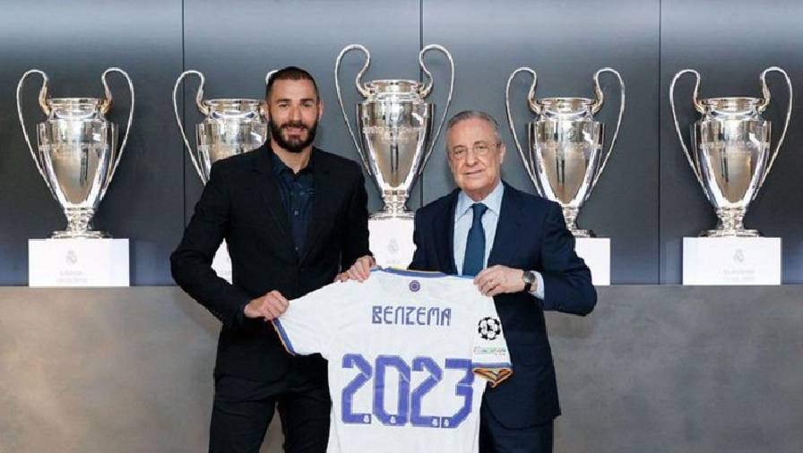 CHÍNH THỨC: Benzema gắn bó với Real Madrid đến năm 35 tuổi