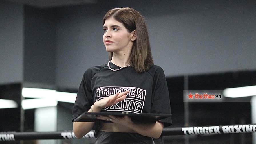 Andrea Aybar 'đốt nóng' sự kiện Boxing Trigger Hà Nội
