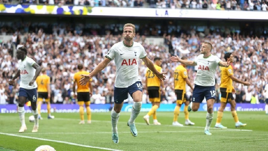 Kết quả Tottenham vs Wolves: Kane ghi bàn duy nhất, 'Gà trống' tạm lên đỉnh