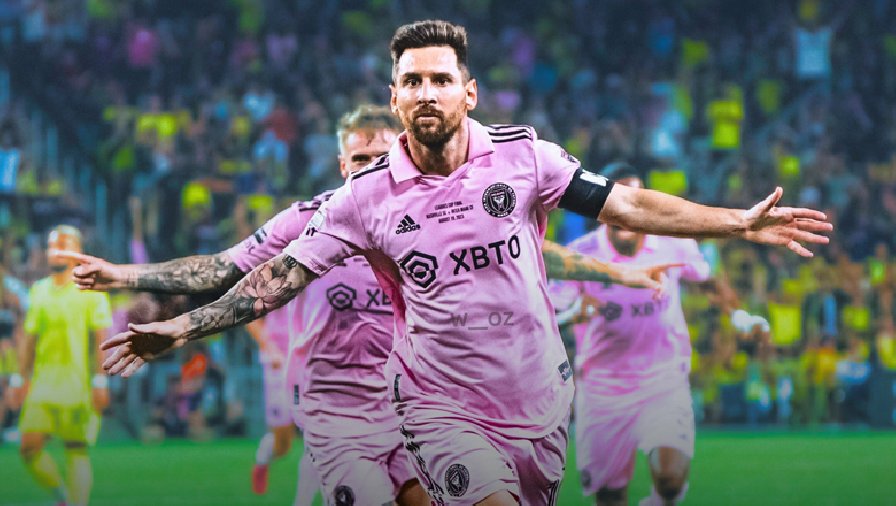 Kết quả bóng đá Nashville vs Inter Miami: Danh hiệu đầu tiên nhờ Messi