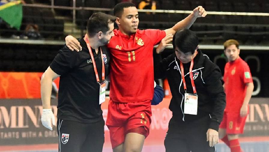 ĐT Futsal Thái Lan mất ngôi sao gốc Phi vì chấn thương nặng