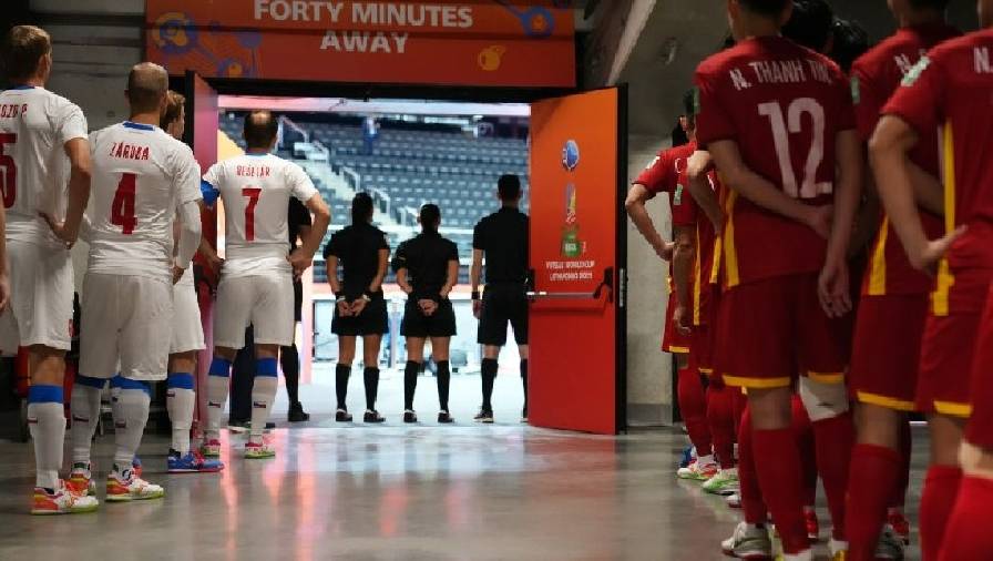 ĐT futsal Việt Nam gặp Nga ở vòng 1/8 World Cup khi nào?