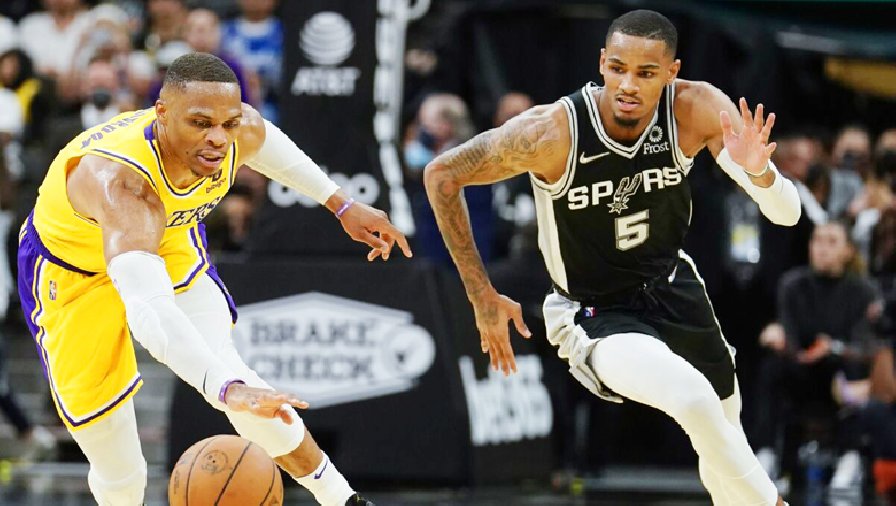 Russell Westbrook có khả năng rời LA Lakers, sang San Antonio Spurs 