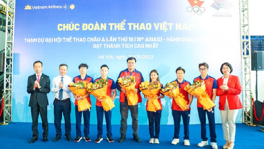 Đoàn Thể thao Việt Nam xuất quân dự ASIAD 19