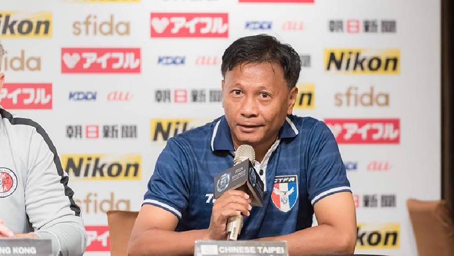 HLV trưởng ĐT U23 Đài Bắc Trung Hoa bị đình chỉ công tác trước trận gặp Việt Nam