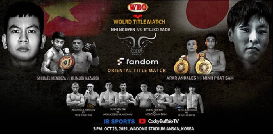 Lịch thi đấu Boxing Nguyễn Thị Thu Nhi vs. Etsuko Tada: Danh sách các trận đấu, xem ở đâu, lúc nào?