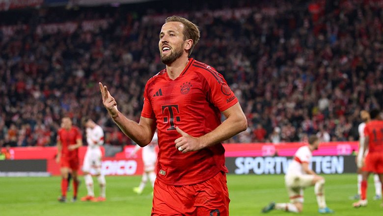 Kết quả bóng đá Bayern Munich vs Stuttgart: Hat-trick cho Kane, vững vàng ngôi đầu