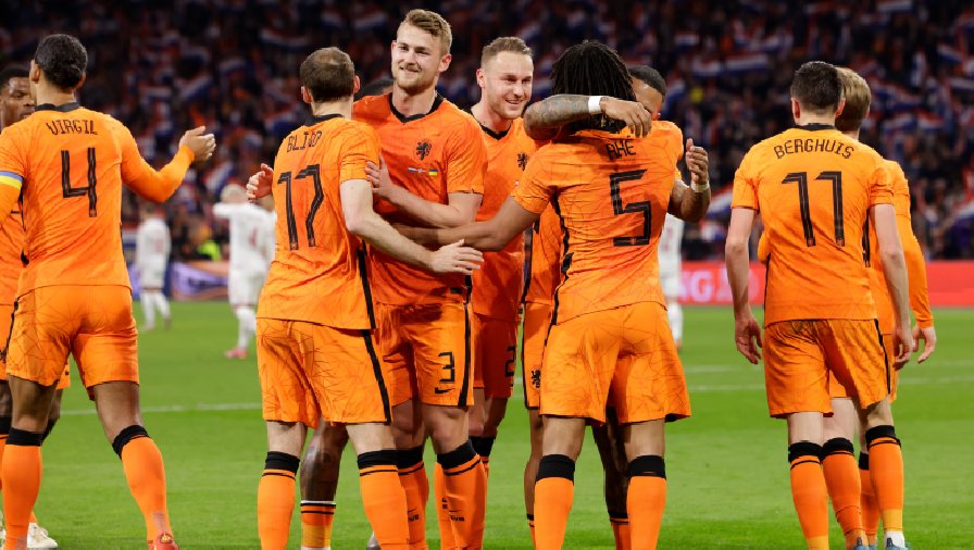 Xác định 10 cầu thủ Hà Lan đá chính trận khai màn World Cup 2022: Không có De Ligt