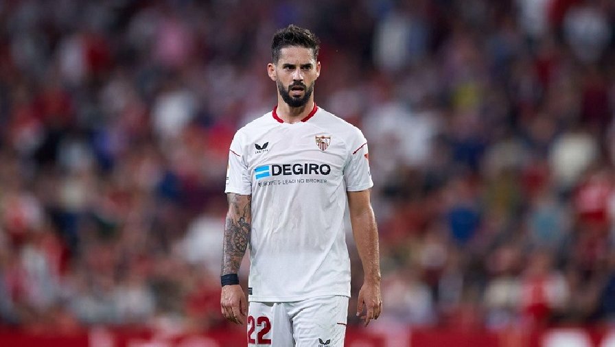 Isco bị Sevilla chấm dứt hợp đồng sau hơn 4 tháng, rơi vào cảnh thất nghiệp