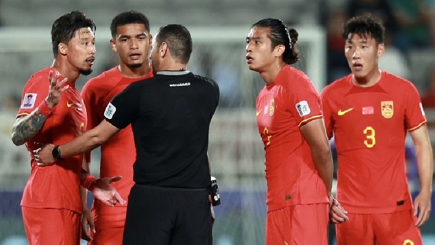 AFC 'nhận lỗi' với ĐT Trung Quốc vì sai lầm của trọng tài