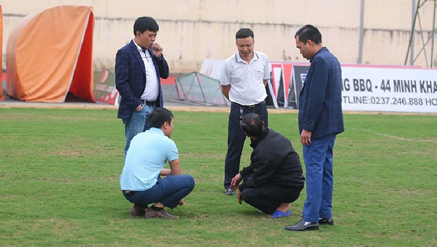 CLB Thanh Hóa nâng cấp mặt cỏ trước ngày V.League trở lại