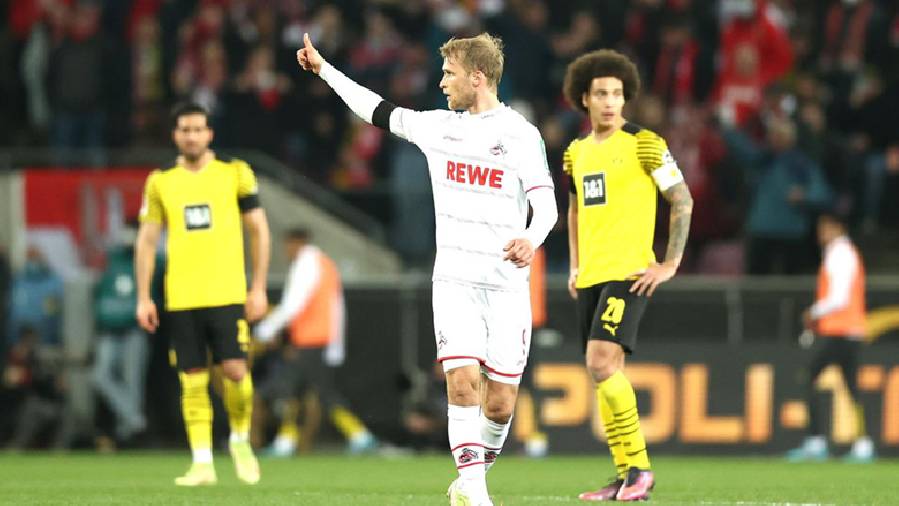 Haaland 'tịt ngòi', Dortmund bị Koln cầm hòa thất vọng