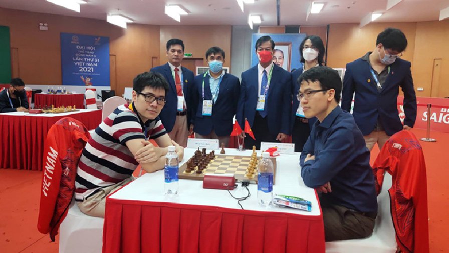Quang Liêm và Tuấn Minh tỏa sáng, cờ vua Việt Nam kết thúc SEA Games 31 với 7 tấm HCV