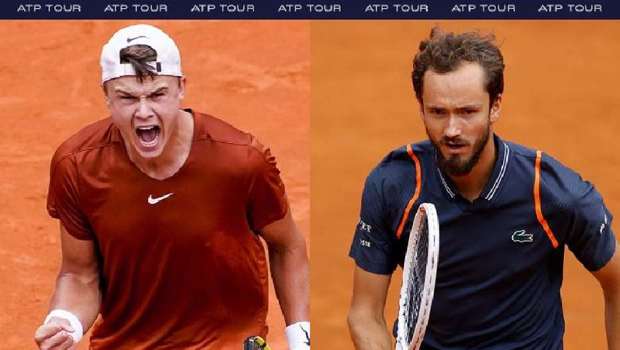 Nhận định tennis Medvedev vs Rune, Chung kết Rome Masters - 21h00 ngày 21/5