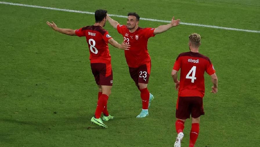 Kết quả Thụy Sĩ vs Thổ Nhĩ Kỳ 3-1: Cú đúp của Shaqiri
