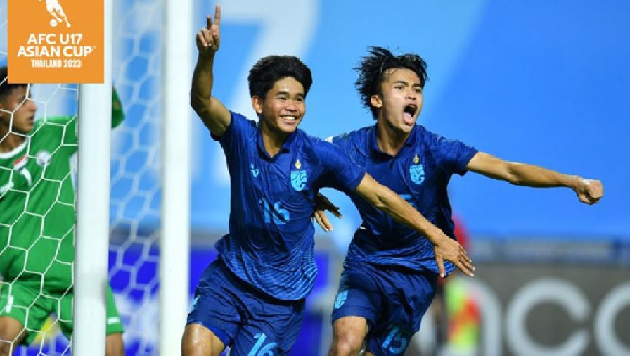 U17 Thái Lan giành ngôi nhất bảng, tiến sát vé dự World Cup 2023