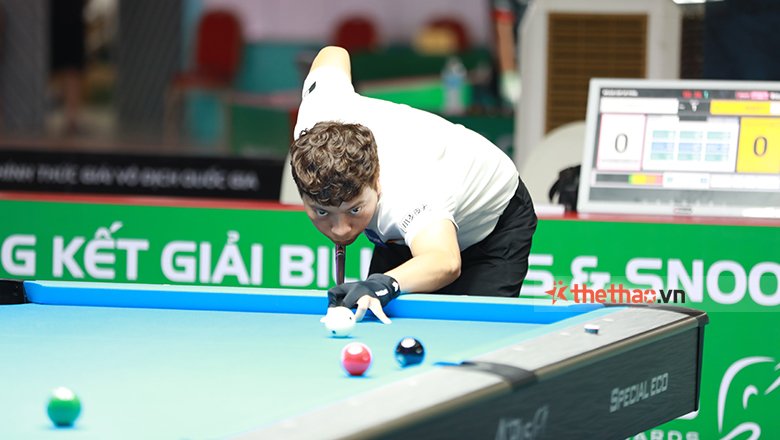 Dương Quốc Hoàng thắng dễ Hoàng Phong, vào chung kết pool 9 bi Vòng 2 giải VĐQG 2024