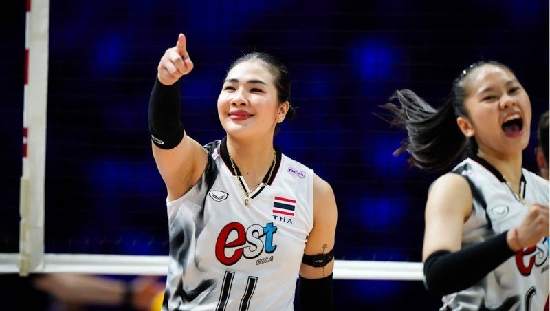 Tuyển bóng chuyền nữ Thái Lan thua thảm đối thủ yếu ở Volleyball Nations League 2025