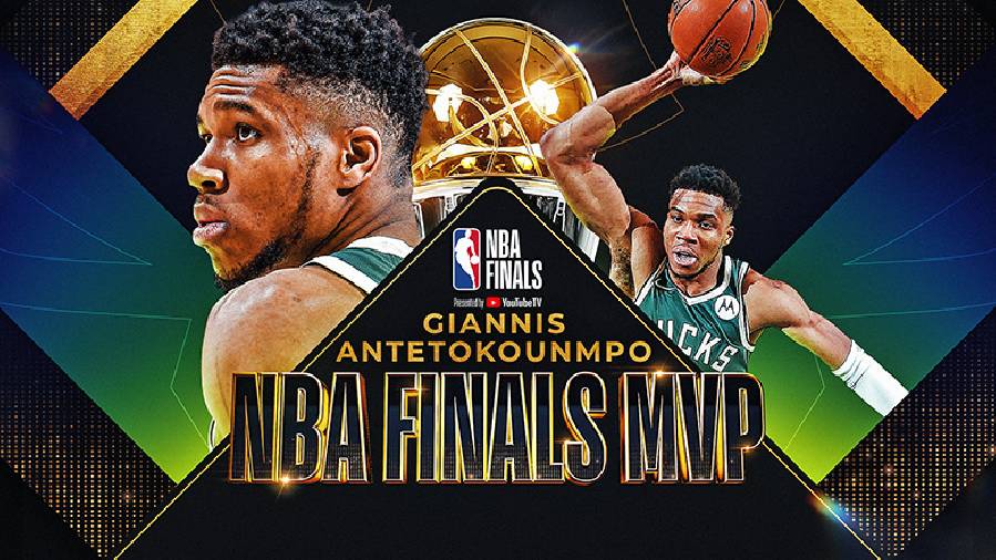 NBA Finals MVP năm 2021 xướng tên 'Vị thần sức mạnh' Giannis Antetokounmpo