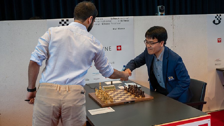 Lê Quang Liêm thắng trận thứ ba, giữ vững ngôi đầu Biel Grandmaster 2022