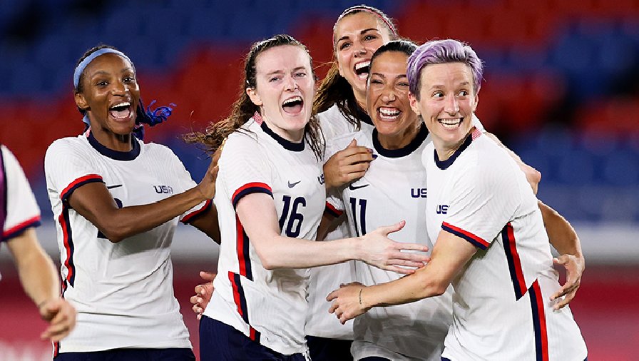 Cầu thủ nữ Mỹ được thưởng cao gấp 10 lần các tuyển khác dù có bị loại từ vòng bảng